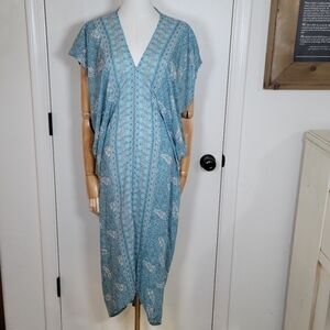 Walker & Wade Santorini Kaftan Sea Mist Size XS